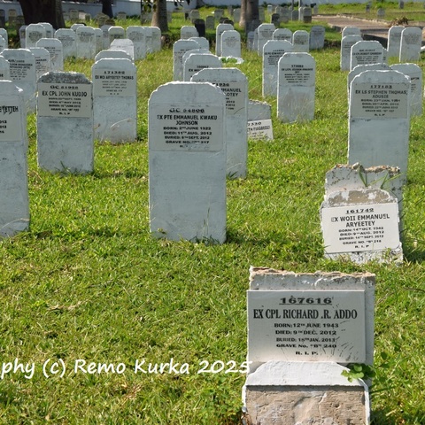 Erased Graves at Osu Military Cemetery - Photo by Remo Kurka